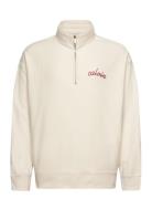 Premium Terry Chain Stitch Qtr Z White Calvin Klein Jeans