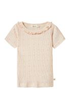 Nmfhulla Hua Ss Slim Top Lil Pink Lil'Atelier