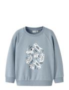 Nmmvion Ls Nreg Sweat Unb Blue Name It