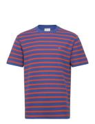 Waffle Stripe Ss T-Shirt Navy GANT