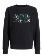 Jjgeplas Sweat Crew Neck Jnr Black Jack & J S