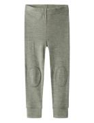 Nmnwax Wool Rib Legging Noos Khaki Name It