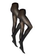 Vmlove Tights - 40 Den 2-Pack Noos Black Vero Moda