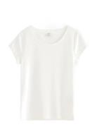 Top Basic Cap Sleeve White Lindex