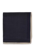 Hankie With Dots Navy Lindbergh Black