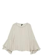 Vmliva Ls Wide Sleeve Top Wvn Ga Cream Vero Moda