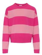 Kogtala Ls Stripe Ck Ot Knt Pink Kids Only