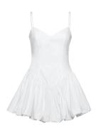 Lissett Poplin Mini Dress White Bardot
