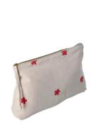 Daisy Nola Makeup Bag 23X5X15 Cm Sand/Red Beige Juna