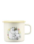 Moomin Enamel Mug Flowers 5,5Dl Yellow Muurla
