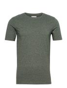 Mouliné O-Neck Tee S/S Green Lindbergh