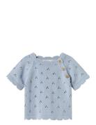 Nbfjola Ss Knit Lil Blue Lil'Atelier