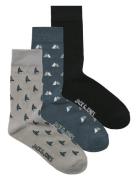 Jactate Socks 3 Pack Black Jack & J S