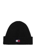 Tjm Heritage Core Beanie Black Tommy Hilfiger