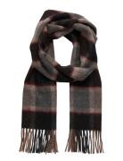 Bs Bue Scarf Patterned Bruun & Stengade