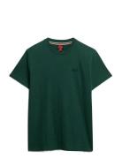 Essential Logo Emb Tee Green Superdry
