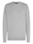 Pima Org Ctn Cashmere Crew Neck Grey Tommy Hilfiger