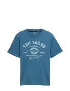 Logo Tee Blue Tom Tailor