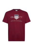 Reg Archive Shield Ss T-Shirt Red GANT