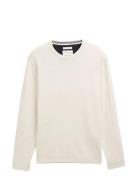 Basic Crewneck Knit Cream Tom Tailor