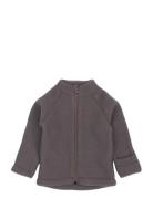 Wool Baby Jacket Brown Mikk-line