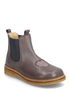 Booties - Flat - With Elastic Purple ANGULUS