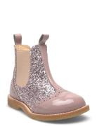Booties - Flat - With Elastic Pink ANGULUS