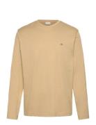 Reg Shield Ls T-Shirt Yellow GANT