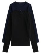 Tjw 2Pack Slim Essential Rib Ls Navy Tommy Jeans