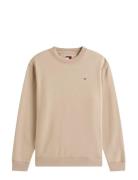 Tjm Reg S Flag Crew Ext Beige Tommy Jeans