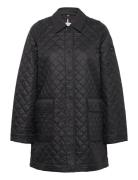 Padded Nylon Reg Quilted Coat Black Tommy Hilfiger