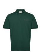 Reg Tonal Shield Ss Polo Green GANT