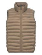 Slvlss Lt Wt Nylon Puffer Vest Beige Calvin Klein