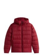 Mid Weight Hooded Jacket Red Tommy Hilfiger