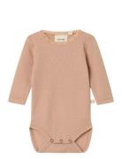 Nbfnoel Nab Ls Slim Wool Body Lil Pink Lil'Atelier