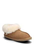 Rhevelyn Leather Closed Ankle Slipp Beige Rosemunde