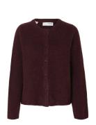 Slflulu New Ls Knit Cardigan Noos Red Selected