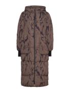 Yasmarbel Long Padded Coat S. Brown YAS