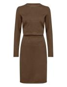 Milasz Ls Dress Brown Saint Tropez