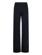 Knitted Trousers With Elastic Waistband Black Mango
