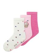 Nmfnala 3P Sock Pink Name It