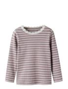 Nmfnette Slim Ls Top Purple Name It