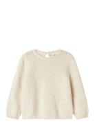 Nmngable Ls Loose Knit Lil Cream Lil'Atelier
