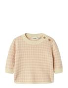 Nbfnadie Ls Loose Knit Lil Pink Lil'Atelier