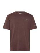 Crewneck T-Shirt Brown Champion