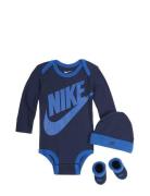 C1-Bodysuit+Hat+Bootie Navy Nike