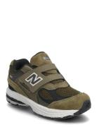 New Balance 2002 Kids Hook & Loop Khaki New Balance