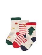 Silas Socks 3-Pack Patterned Liewood