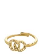 Lulu Halos Stack Ring Gold-Plated Gold Pilgrim