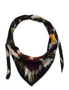 Rodebjer Flower Border Scarf Black RODEBJER